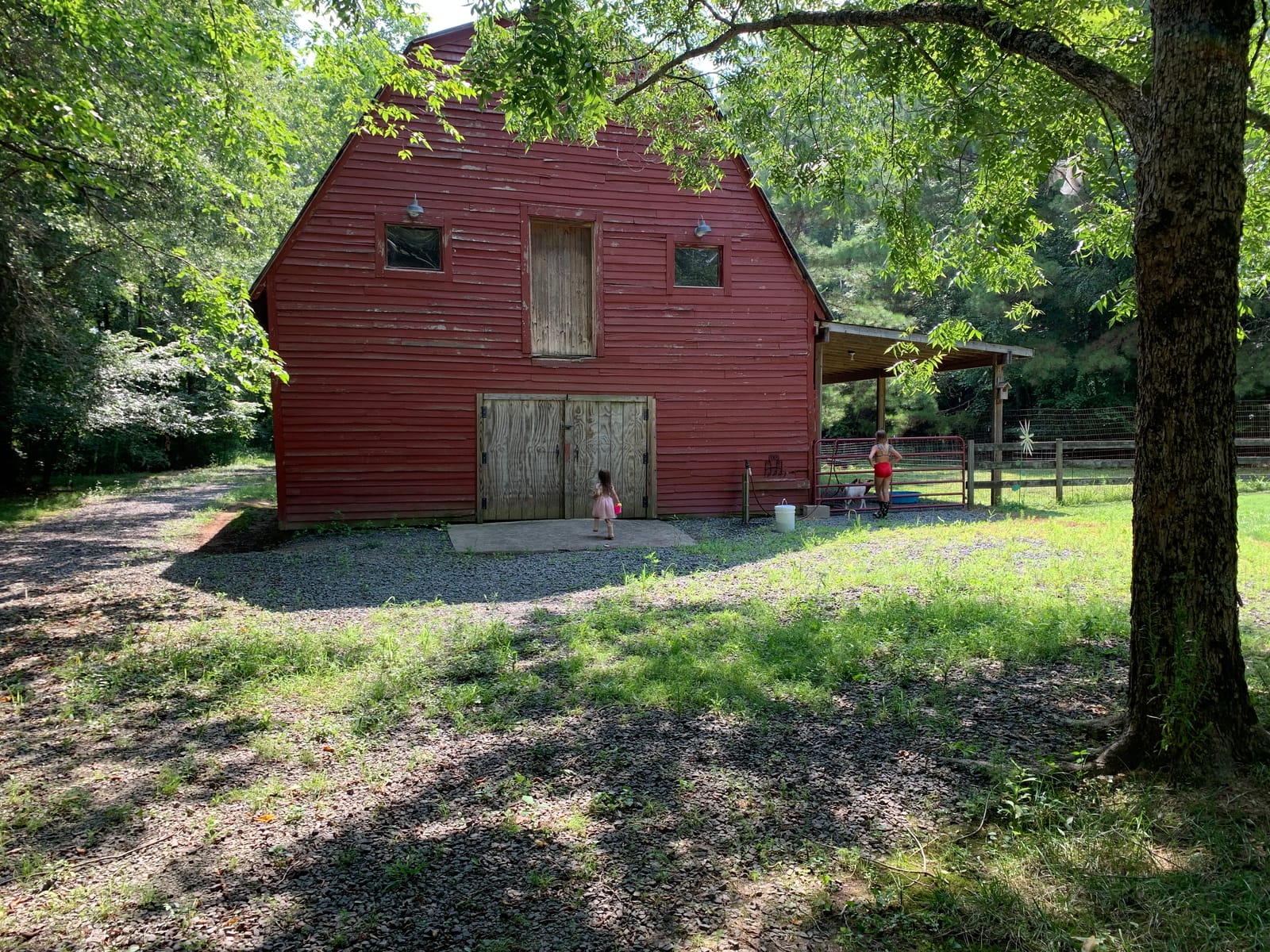 Our barn in the North Carolina countryside