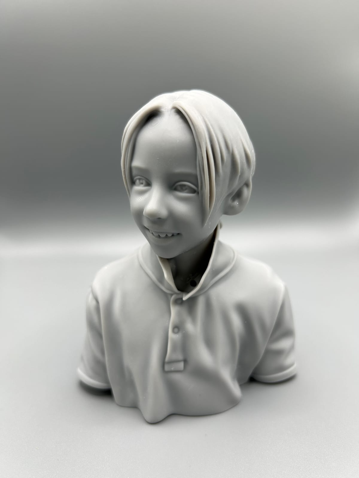 A printed statue